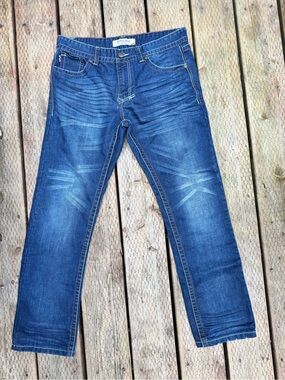 Women's Flare Denim Jeans in Faded Blue made in the USA
